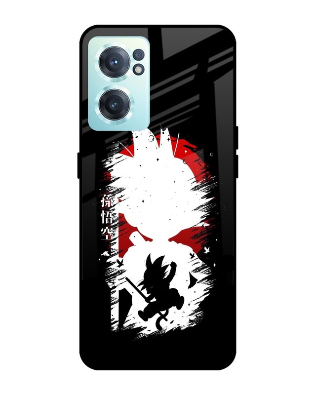 Shop Kid Goku Premium Glass Case for OnePlus Nord CE 2 5G (Shock Proof,Scratch Resistant)-Front