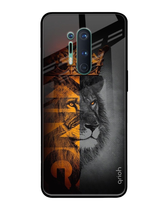 Shop King of Forest Premium Glass Case for OnePlus 8 Pro (Shock Proof, Scratch Resistant)-Front