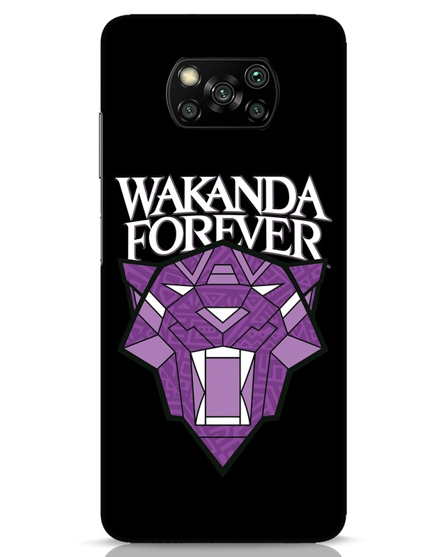 Shop King Of Wakanda Designer Hard Cover for Xiaomi Poco X3 Pro-Front