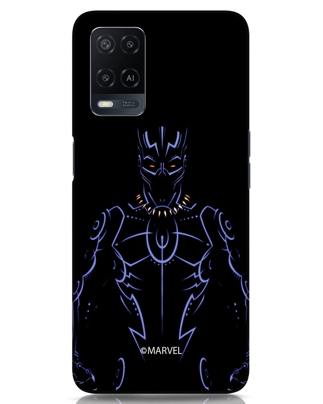 Shop King T'Challa Designer Hard Cover for Oppo A54-Front