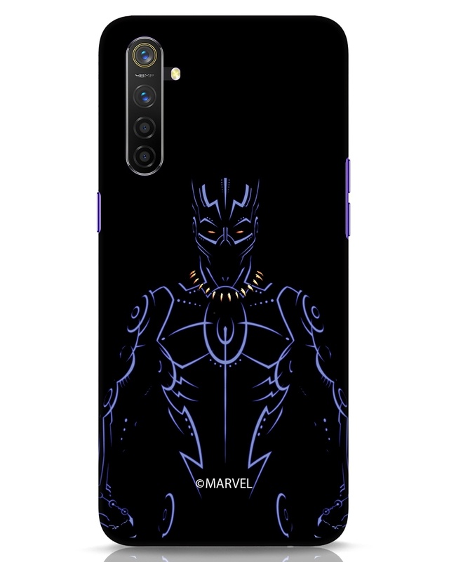 Shop King T'Challa Designer Hard Cover for Realme 6-Front