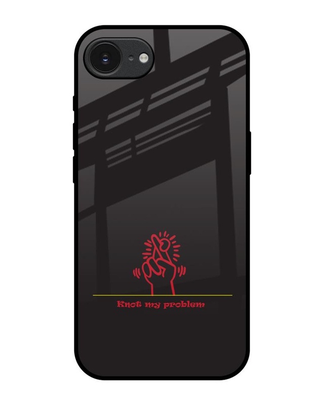Knot My Problem Premium Glass Cover for Apple iPhone 16e