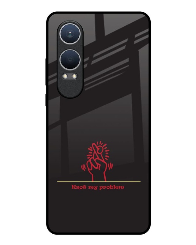 Knot My Problem Premium Glass Cover for OnePlus Nord CE4 Lite 5G