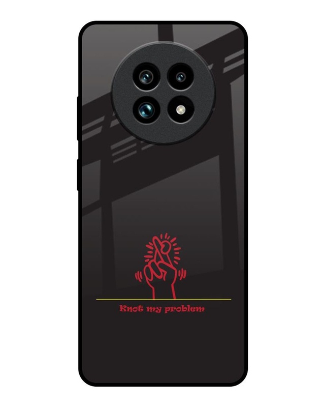 Knot My Problem Premium Glass Cover for Realme 13 Pro Plus 5G