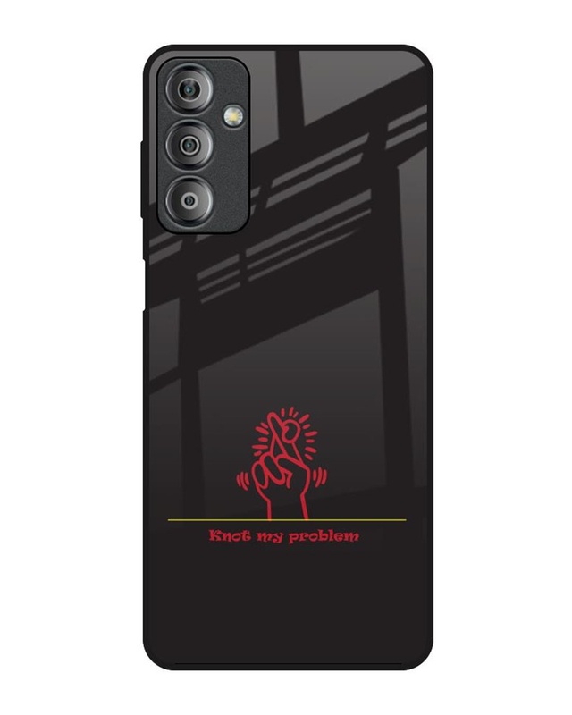 Knot My Problem Premium Glass Cover for Samsung Galaxy F23 5G
