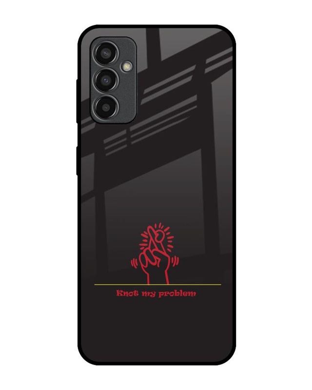 Knot My Problem Premium Glass Cover for Samsung Galaxy M13