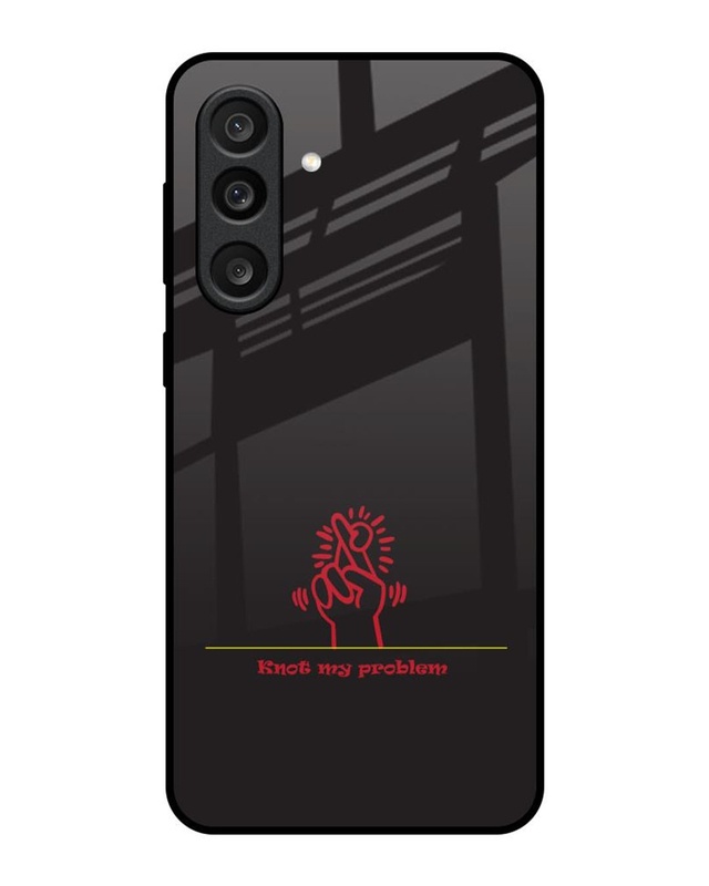 Knot My Problem Premium Glass Cover for Samsung Galaxy M56 5G