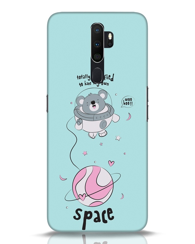Shop Koalified Astronaut Designer Hard Cover for Oppo A5 2020-Front