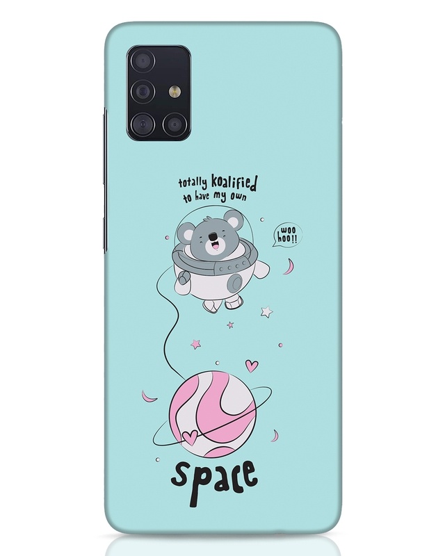 Shop Koalified Astronaut Designer Hard Cover for Samsung Galaxy A51-Front
