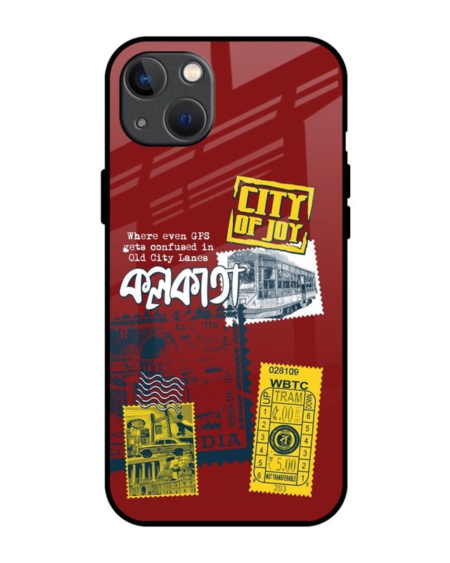 Shop Kolkata Chronicles Premium Glass Cover for Apple iPhone 13-Front