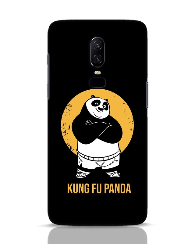 Shop Kungfu Panda Po Designer Hard Cover for OnePlus 6-Front