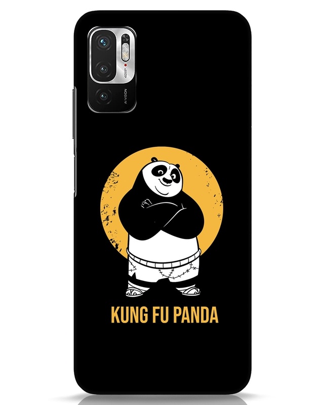 Shop Kungfu Panda Po Designer Hard Cover for Xiaomi Redmi Note 10 T-Front