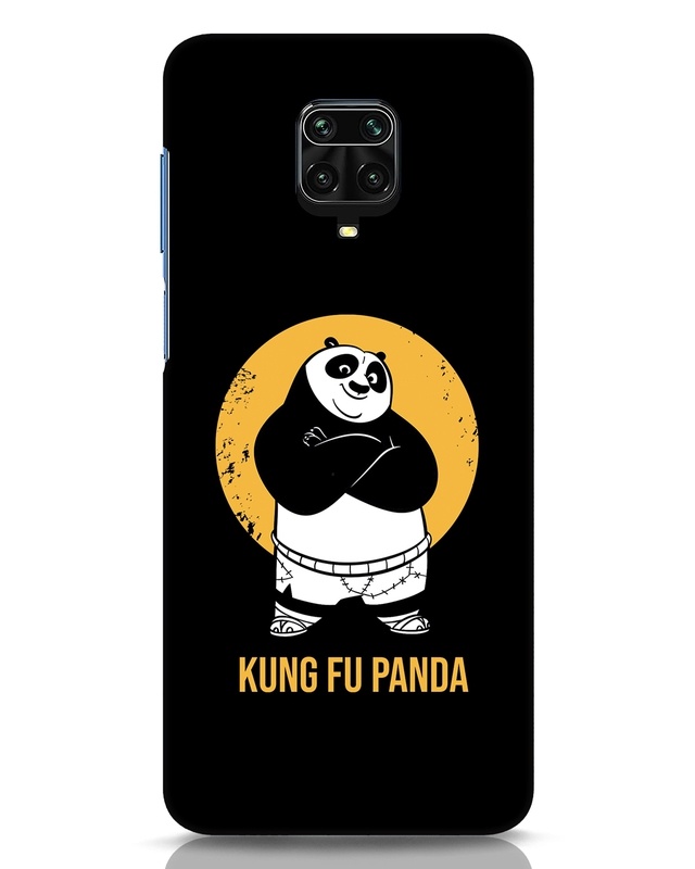 Shop Kungfu Panda Po Designer Hard Cover for Xiaomi Redmi Note 9 Pro-Front