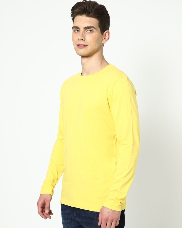 Shop Lemon Drop Full Sleeve T-Shirt-Front