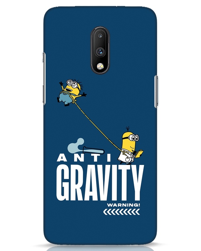 Shop Levitating Minion Designer Hard Cover for OnePlus 7-Front