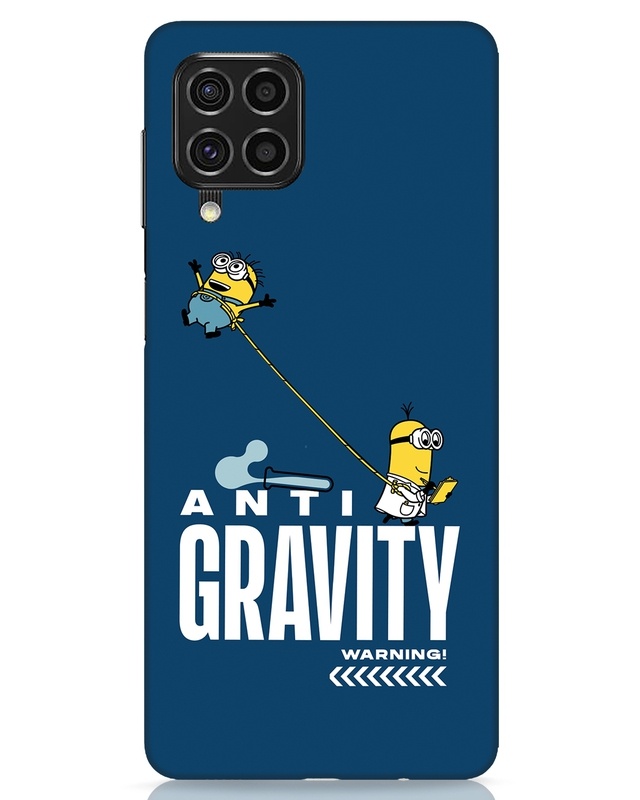 Shop Levitating Minion Designer Hard Cover for Samsung Galaxy F62-Front