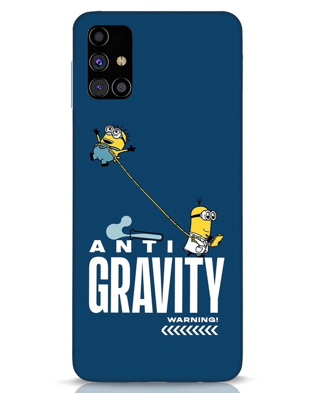 Shop Levitating Minion Designer Hard Cover for Samsung Galaxy M31s-Front
