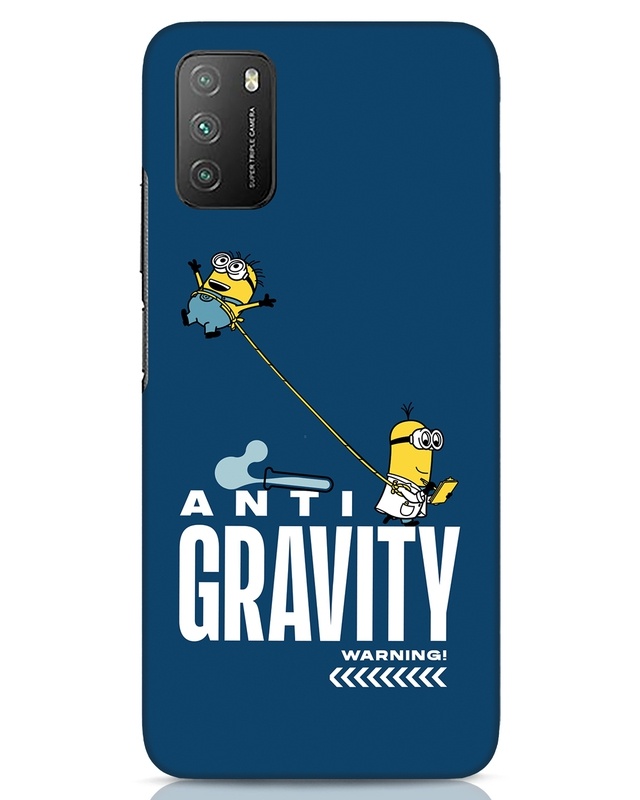 Shop Levitating Minion Designer Hard Cover for Xiaomi Poco M3-Front