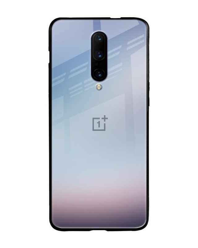 Shop Light Sky Texture Premium Glass Case for OnePlus 7 Pro (Shock Proof, Scratch Resistant)-Front