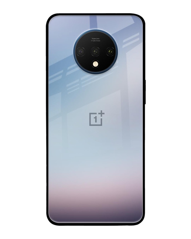 Shop Light Sky Texture Premium Glass Case for OnePlus 7T (Shock Proof, Scratch Resistant)-Front