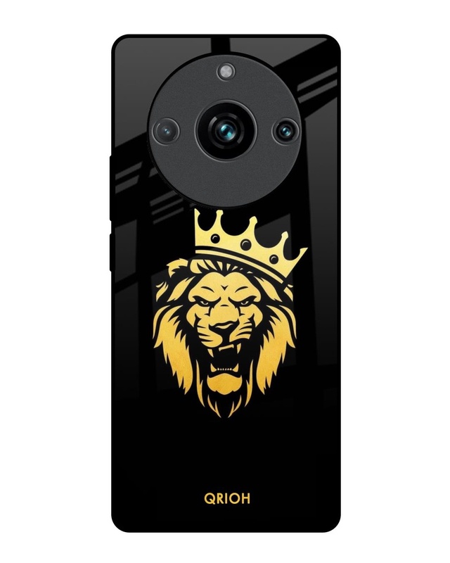 Shop Lion The King Premium Glass Case for Realme 11 Pro+ 5G (Shock Proof, Scratch Resistant)-Front