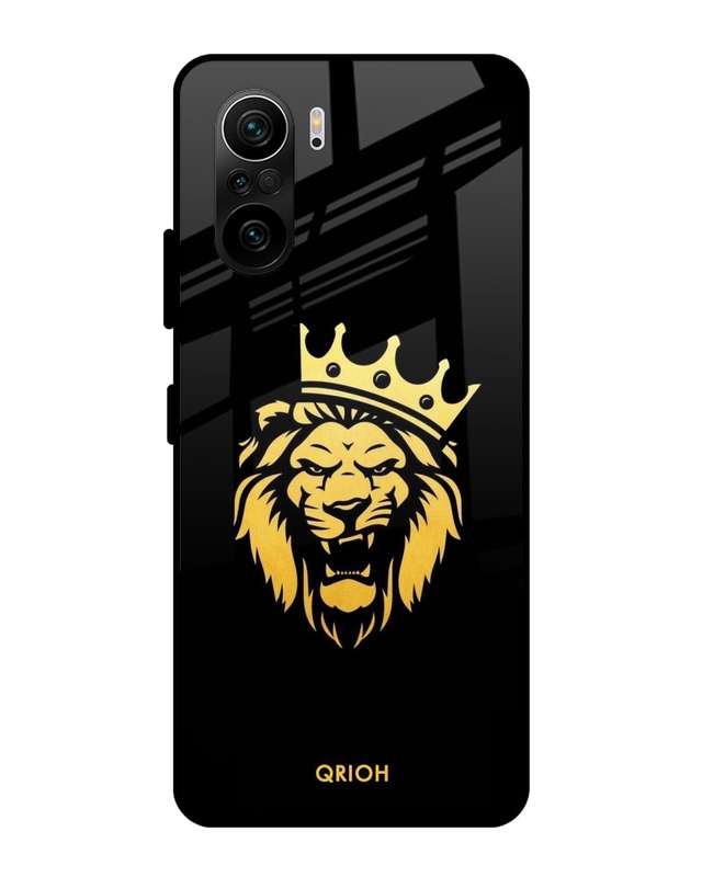 Shop Lion The King Printed Premium Glass Cover For Mi 11X Pro (Impact Resistant, Matte Finish)-Front