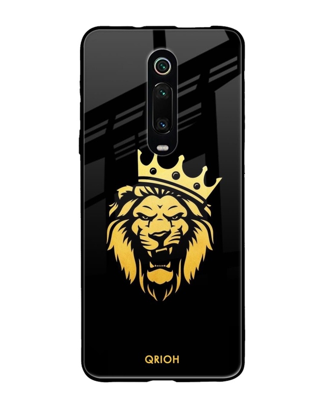 Shop Lion The King Printed Premium Glass Cover For Xiaomi Redmi K20 Pro (Impact Resistant, Matte Finish)-Front