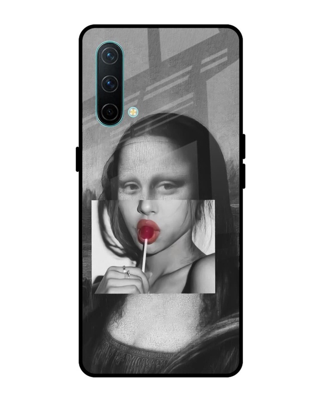 Shop Lisa Pop Premium Glass Case for OnePlus Nord CE (Shock Proof, Scratch Resistant)-Front
