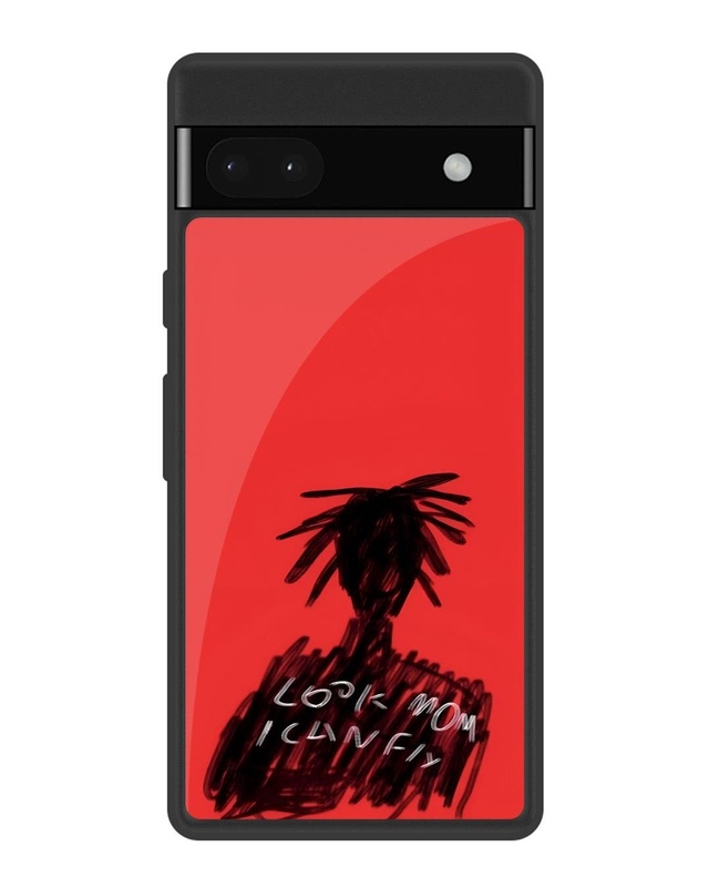 Look Mom Premium Glass Cover for Google Pixel 6a (Shock Proof, Scratch Resistant)