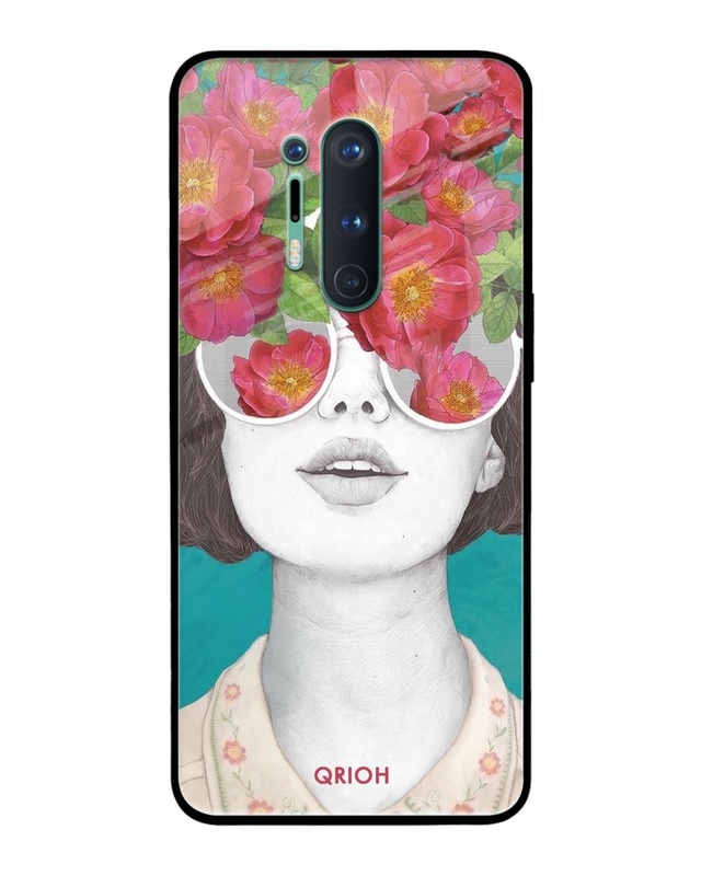 Shop Lost in Nature Premium Glass Case for OnePlus 8 Pro (Shock Proof, Scratch Resistant)-Front