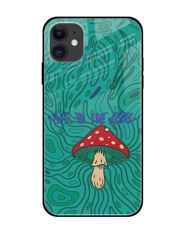 Shop Lost In The Flow Premium Glass Cover for Apple iPhone 12-Front