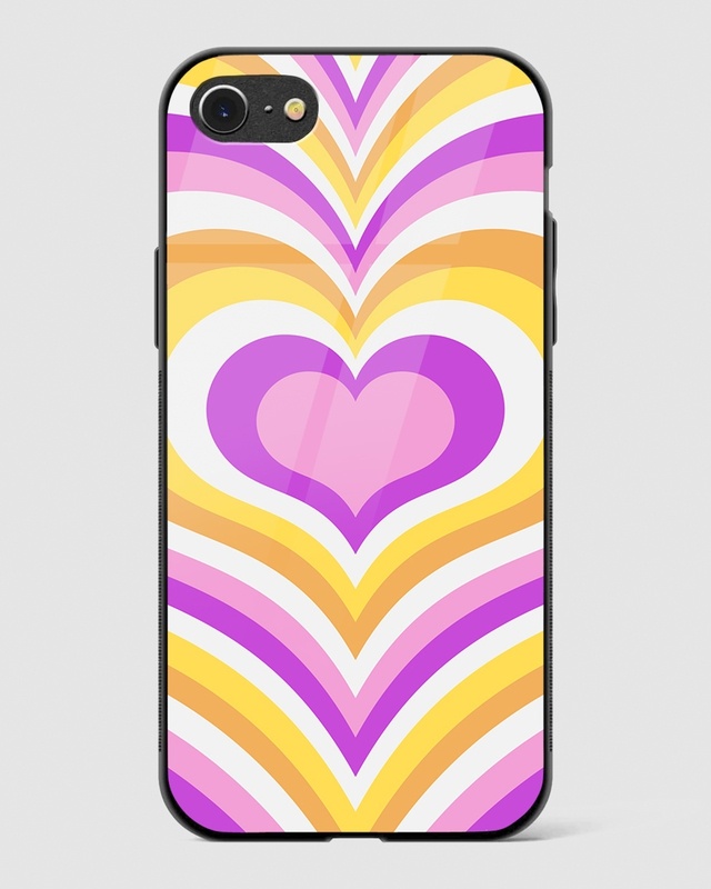 Shop Love in Motion Y2K Premium Glass Case for Apple iPhone SE 2020-Front