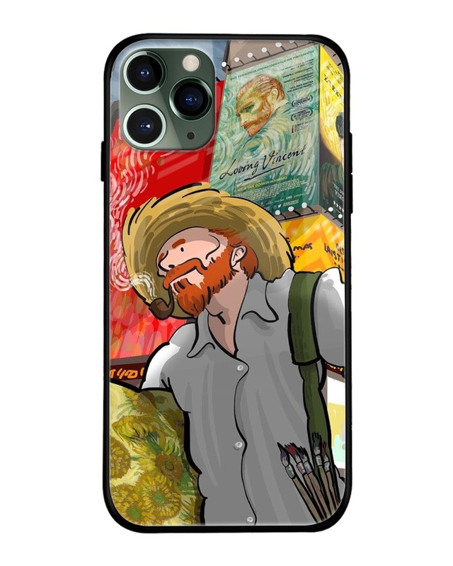 Shop Loving Vincent Premium Glass Case for Apple iPhone 11 Pro (Shock Proof, Scratch Resistant)-Front