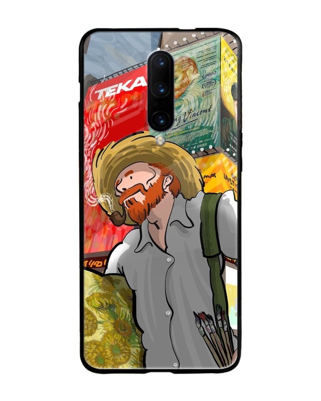 Shop Loving Vincent Premium Glass Case for OnePlus 7 Pro (Shock Proof, Scratch Resistant)-Front