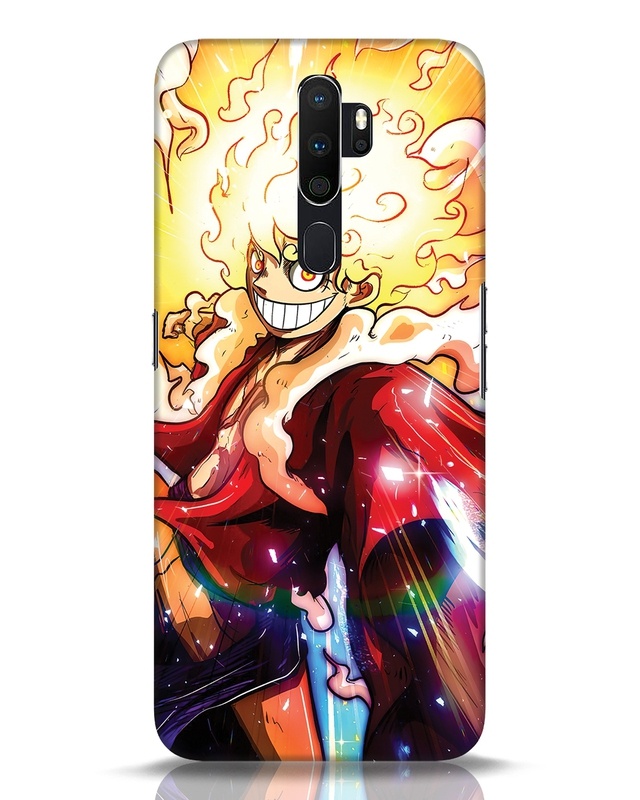 Shop Luffy Gear 5 Designer Hard Cover for Oppo A5 2020-Front