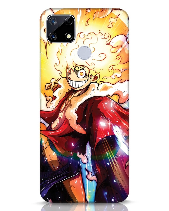 Shop Luffy Gear 5 Designer Hard Cover for Realme Narzo 20-Front