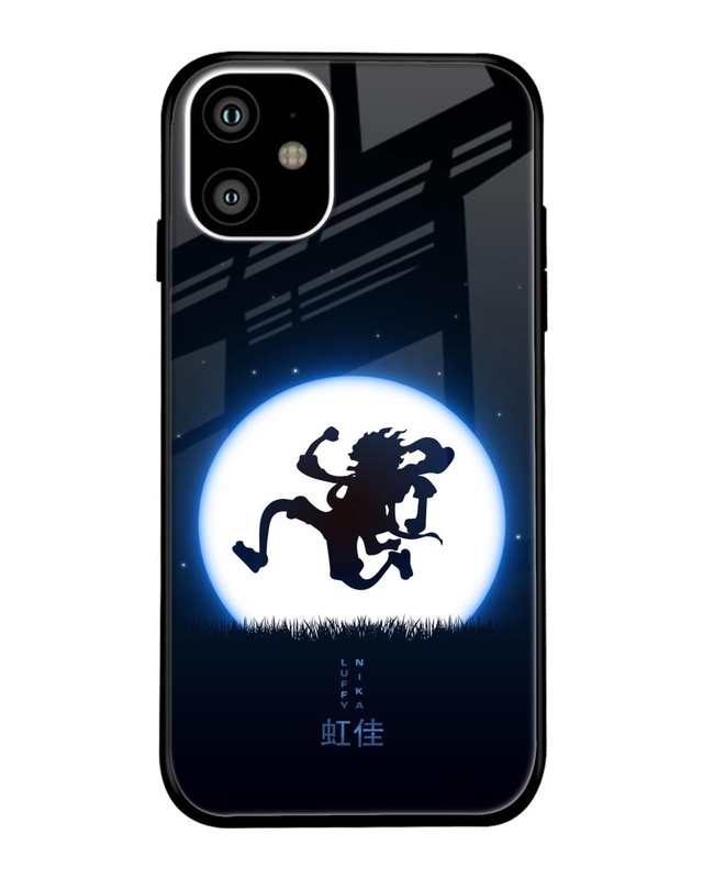 Shop Luffy Nika Premium Glass Case for Apple iPhone 11 (Shock Proof,Scratch Resistant)-Front