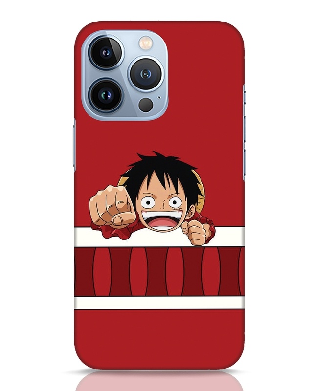 Shop Luffy The Pirate Designer Hard Cover for iPhone 13 Pro-Front