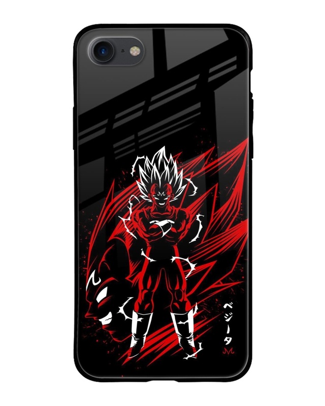 Shop Majin Warrior Premium Glass Case for Apple iPhone SE 2020 (Shock Proof,Scratch Resistant)-Front