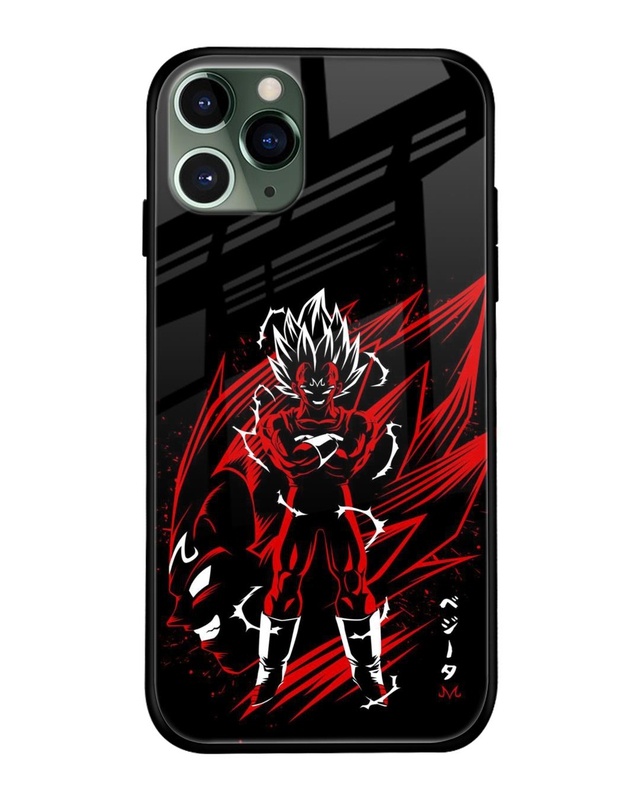 Shop Majin Warrior  Premium Glass Case for iPhone 11 Pro Max (Shock Proof, Scratch Resistant)-Front