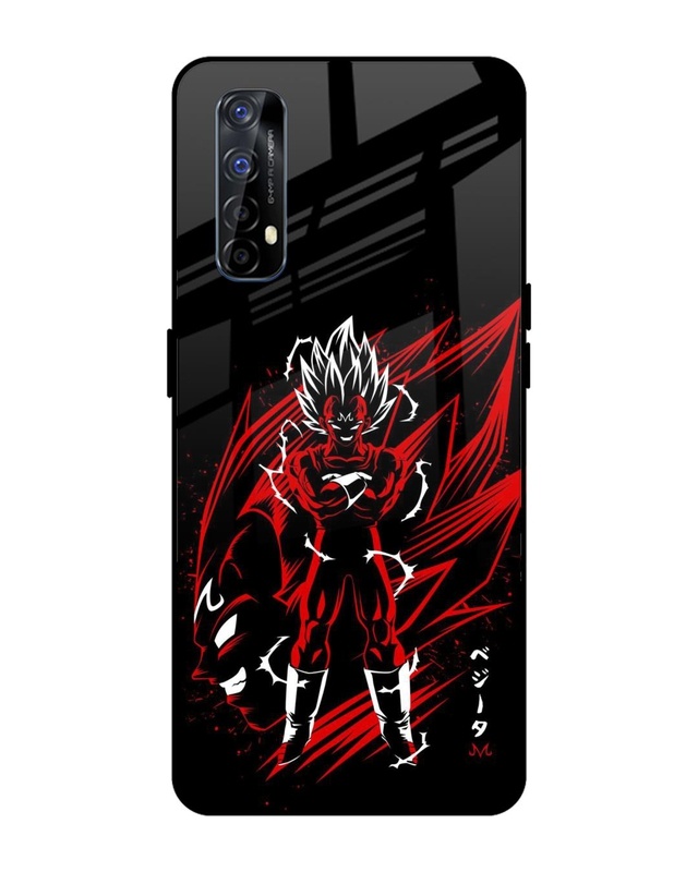 Shop Majin Warrior Premium Glass Case for Realme Narzo 20 Pro (Shock Proof, Scratch Resistant)-Front