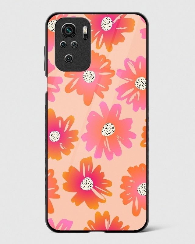 Shop Mandys Pink Premium Glass Case for Xiaomi Redmi Note 10-Front