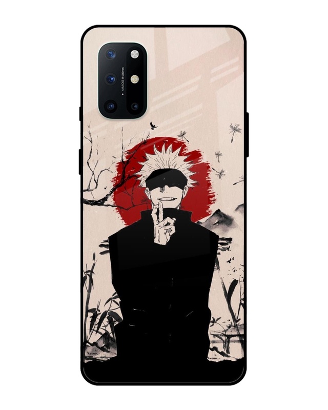 Shop Manga Series Premium Glass Case for OnePlus 8T (Shock Proof,Scratch Resistant)-Front