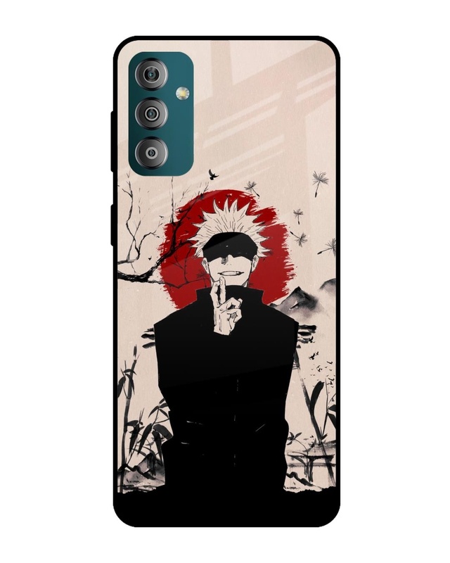 Shop Manga Series Premium Glass Case for Samsung Galaxy F23 5G (Shock Proof,Scratch Resistant)-Front