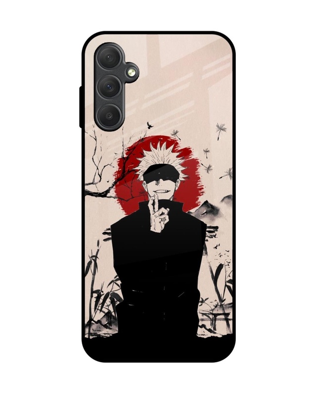 Shop Manga Series Premium Glass Case for Samsung Galaxy M14 5G (Shock Proof, Scratch Resistant)-Front