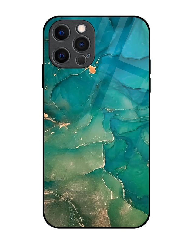 Shop Marble 1 Premium Glass Cover for Apple Iphone 12 Pro-Front