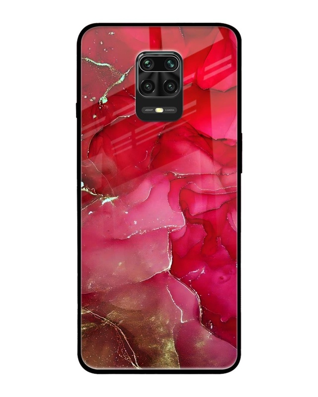 Shop Marble 2 Premium Glass Cover for Redmi Note 9 Pro Max-Front
