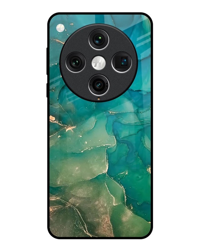 Marble Pattern Premium Glass Cover for Oppo Find X8 Pro
