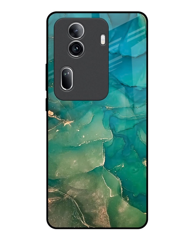 Marble Pattern Premium Glass Cover for Oppo Reno11 Pro 5G