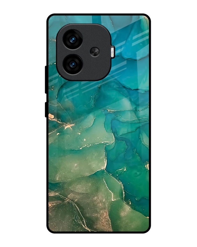 Marble Pattern Premium Glass Cover for Vivo iQOO Neo 10R 5G